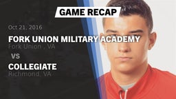 Recap: Fork Union Military Academy vs. Collegiate  2016