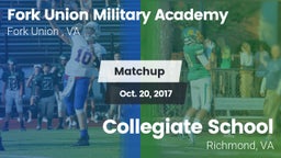 Matchup: Fork Union Military  vs. Collegiate School 2017