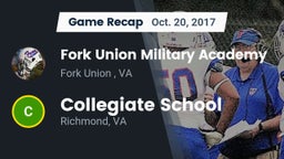 Recap: Fork Union Military Academy vs. Collegiate School 2017