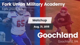 Matchup: Fork Union Military  vs. Goochland  2018