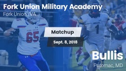 Matchup: Fork Union Military  vs. Bullis  2018