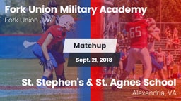 Matchup: Fork Union Military  vs. St. Stephen's & St. Agnes School 2018
