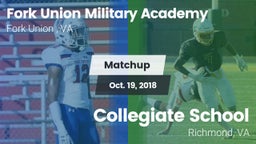 Matchup: Fork Union Military  vs. Collegiate School 2018