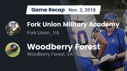 Recap: Fork Union Military Academy vs. Woodberry Forest 2018