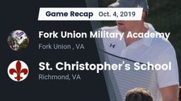 Recap: Fork Union Military Academy vs. St. Christopher's School 2019