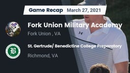 Recap: Fork Union Military Academy vs. St. Gertrude/ Benedictine College Preparatory 2021
