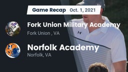 Recap: Fork Union Military Academy vs. Norfolk Academy 2021