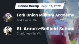 Recap: Fork Union Military Academy vs. St. Anne's-Belfield School 2022