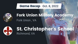 Recap: Fork Union Military Academy vs. St. Christopher's School 2022