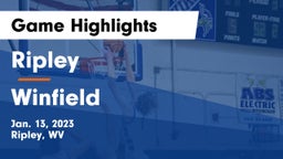 Ripley  vs Winfield  Game Highlights - Jan. 13, 2023