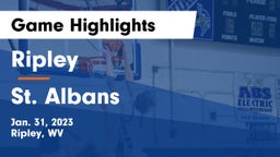 Ripley  vs St. Albans  Game Highlights - Jan. 31, 2023