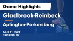 Gladbrook-Reinbeck  vs Aplington-Parkersburg Game Highlights - April 11, 2022