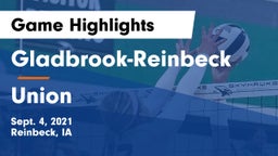 Gladbrook-Reinbeck  vs Union Game Highlights - Sept. 4, 2021