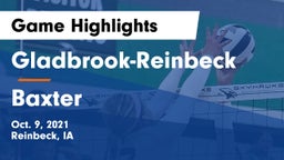 Gladbrook-Reinbeck  vs Baxter  Game Highlights - Oct. 9, 2021
