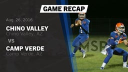 Recap: Chino Valley  vs. Camp Verde  2016