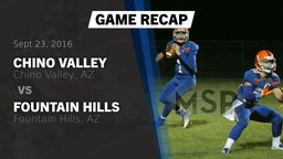 Recap: Chino Valley  vs. Fountain Hills  2016