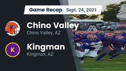 Recap: Chino Valley  vs. Kingman  2021