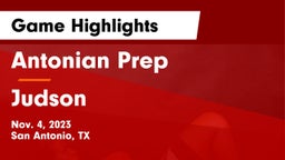 Antonian Prep  vs Judson  Game Highlights - Nov. 4, 2023