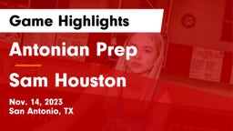 Antonian Prep  vs Sam Houston  Game Highlights - Nov. 14, 2023