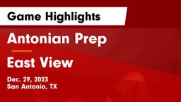 Antonian Prep  vs East View  Game Highlights - Dec. 29, 2023