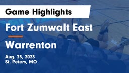 Fort Zumwalt East  vs Warrenton  Game Highlights - Aug. 25, 2023