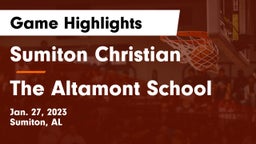 Sumiton Christian  vs The Altamont School Game Highlights - Jan. 27, 2023