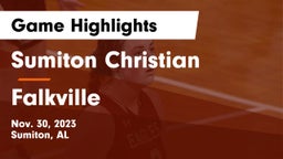 Sumiton Christian  vs Falkville  Game Highlights - Nov. 30, 2023