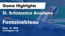 St. Scholastica Academy vs Fontainebleau  Game Highlights - Sept. 12, 2023