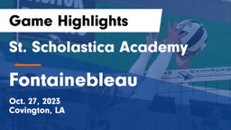 St. Scholastica Academy vs Fontainebleau  Game Highlights - Oct. 27, 2023