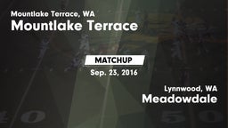 Matchup: Mountlake Terrace vs. Meadowdale  2016