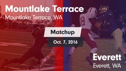 Matchup: Mountlake Terrace vs. Everett  2016