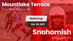 Matchup: Mountlake Terrace vs. Snohomish  2017