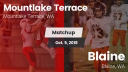 Matchup: Mountlake Terrace vs. Blaine  2018
