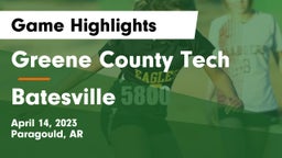 Greene County Tech  vs Batesville  Game Highlights - April 14, 2023