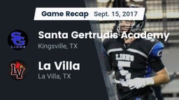 Recap: Santa Gertrudis Academy vs. La Villa  2017