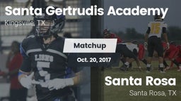 Matchup: Santa Gertrudis vs. Santa Rosa  2017