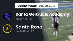 Recap: Santa Gertrudis Academy vs. Santa Rosa  2017
