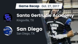 Recap: Santa Gertrudis Academy vs. San Diego  2017