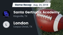 Recap: Santa Gertrudis Academy vs. London  2018