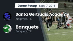 Recap: Santa Gertrudis Academy vs. Banquete  2018