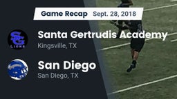 Recap: Santa Gertrudis Academy vs. San Diego  2018