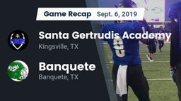 Recap: Santa Gertrudis Academy vs. Banquete  2019