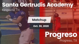 Matchup: Santa Gertrudis vs. Progreso  2020