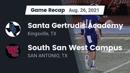 Recap: Santa Gertrudis Academy vs. South San West Campus 2021