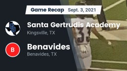 Recap: Santa Gertrudis Academy vs. Benavides  2021