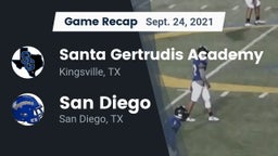 Recap: Santa Gertrudis Academy vs. San Diego  2021