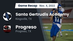 Recap: Santa Gertrudis Academy vs. Progreso  2022
