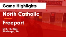 North Catholic  vs Freeport  Game Highlights - Dec. 18, 2023