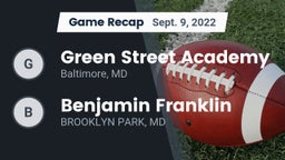 Recap: Green Street Academy  vs. Benjamin Franklin  2022