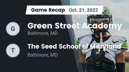 Recap: Green Street Academy  vs. The Seed School of Maryland 2022